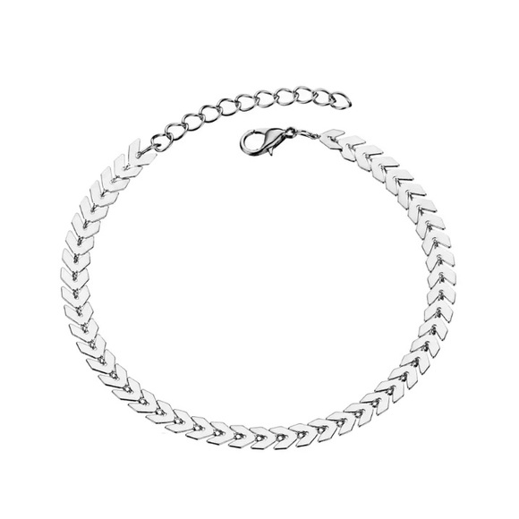 New! Chevron Ankle Bracelet - Picture 6 of 8